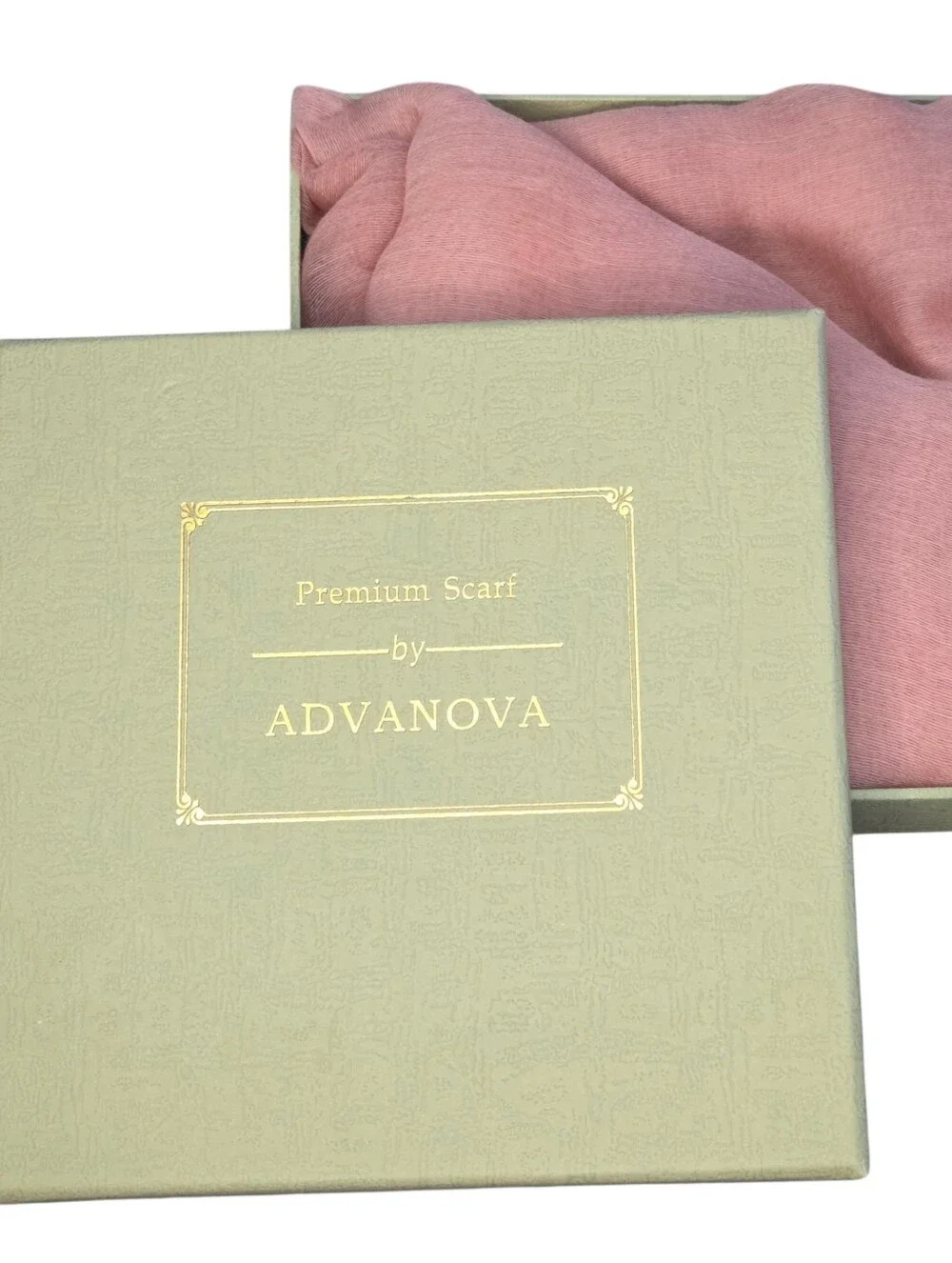 ADVANOVA Women's Pink Premium Scarf Wool/Silk